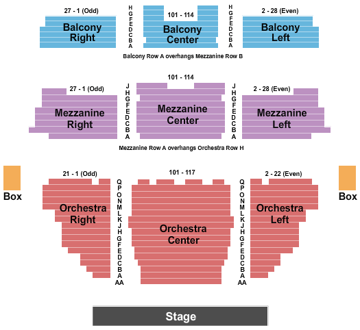 Longacre Theatre Swept Away Seating Chart